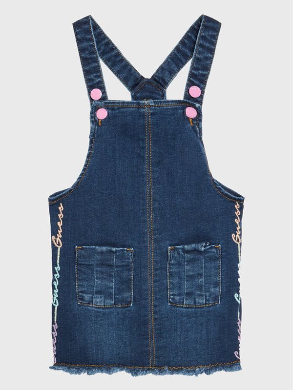 Guess Guess Дънкова рокля K3RK06 D4MA0 Син Regular Fit