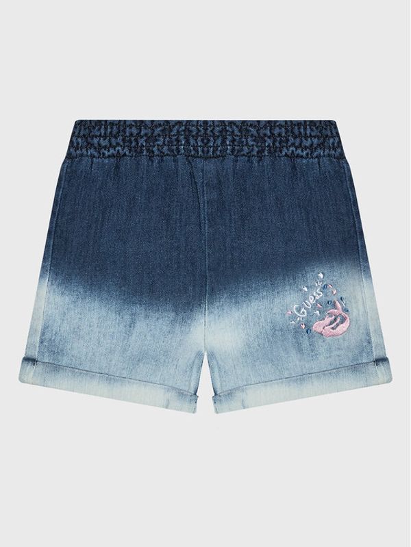 Guess Guess Дънкови шорти K3GD14 D50Z0 Тъмносин Relaxed Fit