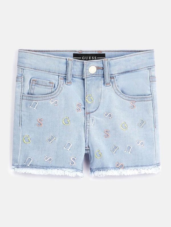 Guess Guess Дънкови шорти K3GD16 D4CA0 Син Regular Fit