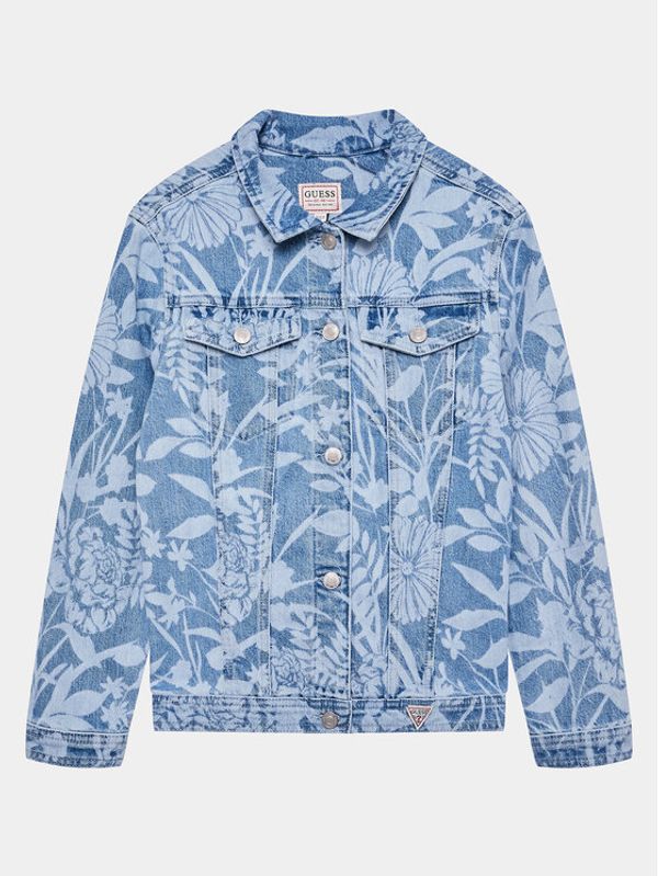 Guess Guess Дънково яке J3GL08 D4K30 Син Regular Fit