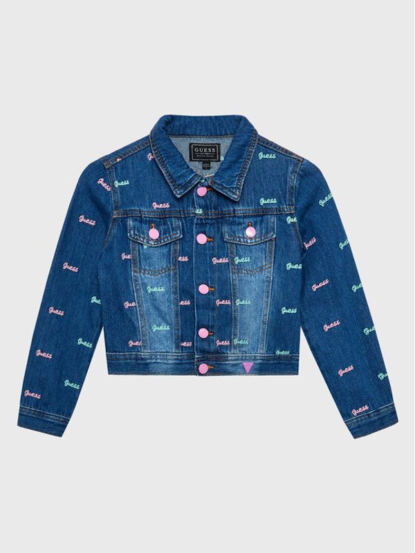 Guess Guess Дънково яке J3RL07 D4YA0 Син Regular Fit