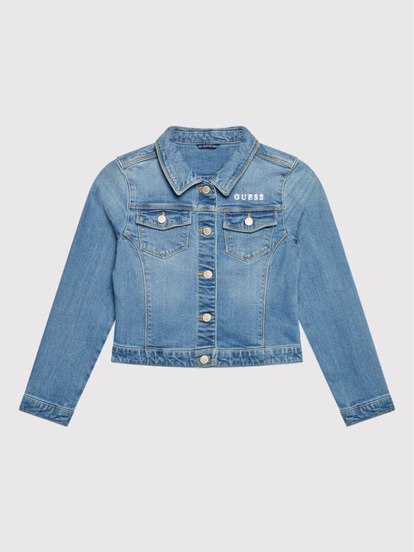 Guess Guess Дънково яке J81L21 D4HB0 Син Regular Fit