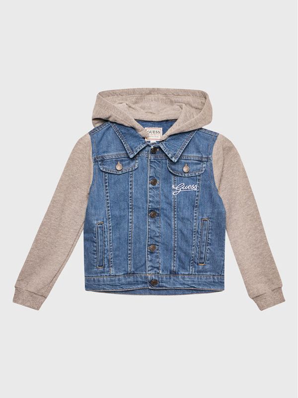 Guess Guess Дънково яке N3GL02 D4EU0 Син Regular Fit