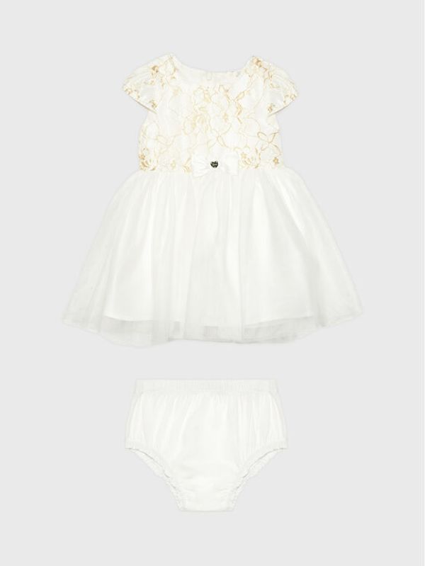 Guess Guess Елегантна рокля A3RK23 KBL00 Бял Regular Fit