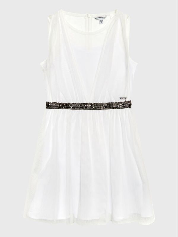 Guess Guess Елегантна рокля J2RK31 WEEO0 Бял Regular Fit