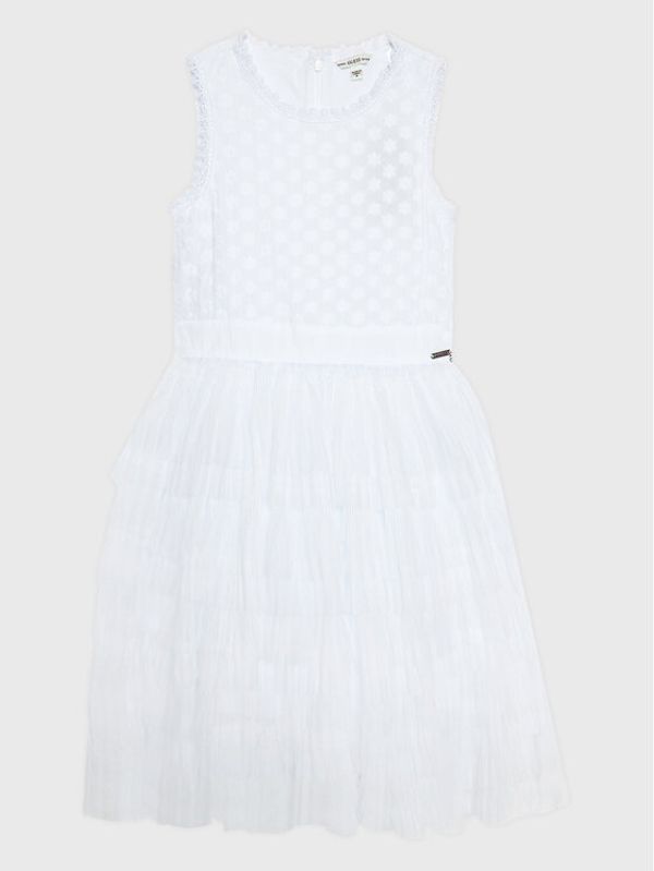 Guess Guess Елегантна рокля J3RK13 WF6V0 Бял Regular Fit