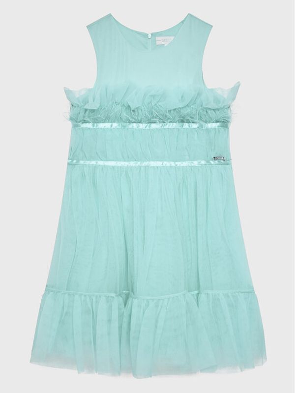 Guess Guess Елегантна рокля J3RK20 WEEO0 Зелен Regular Fit