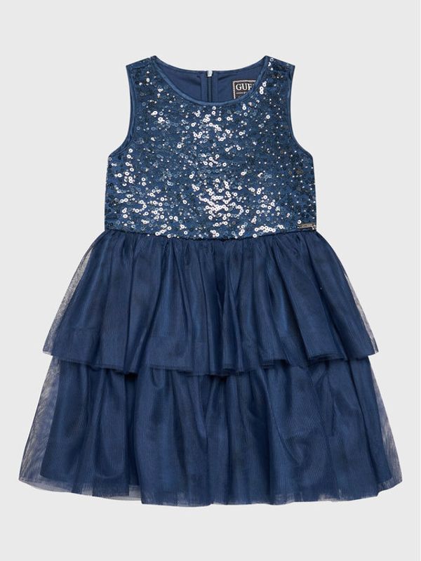 Guess Guess Елегантна рокля J3RK29 KBL10 Тъмносин Regular Fit