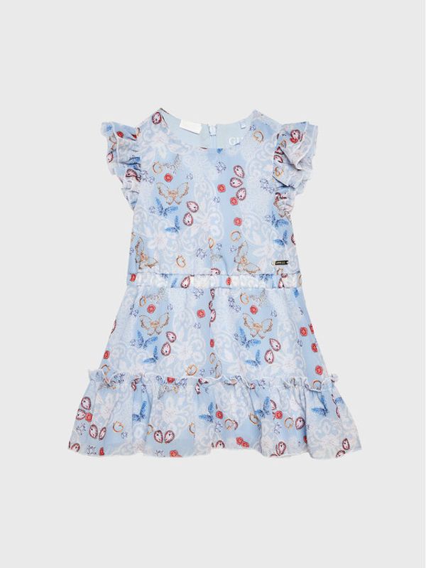 Guess Guess Елегантна рокля K3RK15 WA2T0 Син Regular Fit