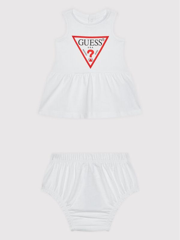 Guess Guess Ежедневна рокля A01K15 KAUD0 Бял Regular Fit