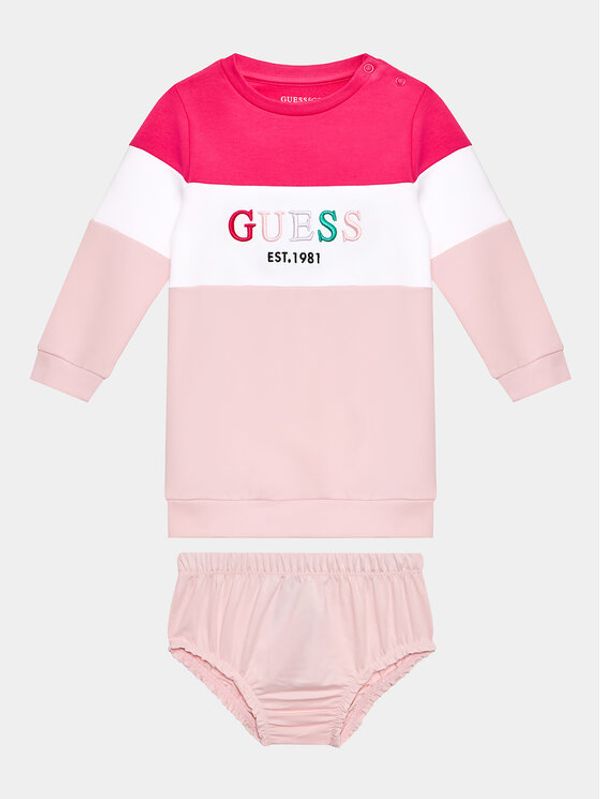 Guess Guess Ежедневна рокля A3YK05 KA6V3 Бял Regular Fit