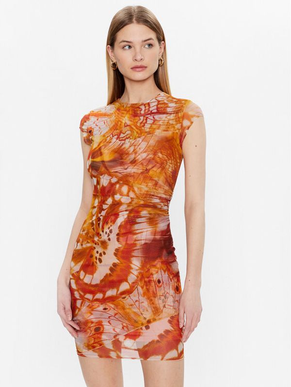 Guess Guess Ежедневна рокля Aida W3GK89 KBAH2 Цветен Slim Fit