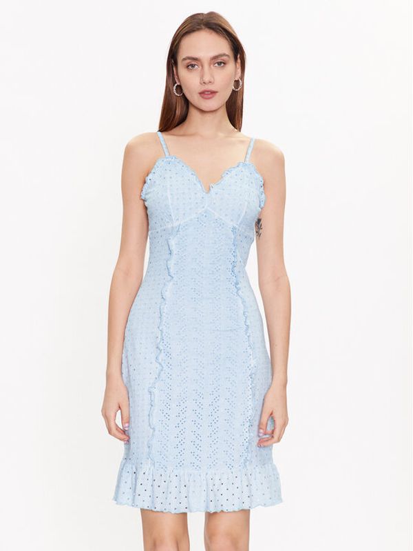 Guess Guess Ежедневна рокля Amal W3GK23 KALQ0 Син Slim Fit
