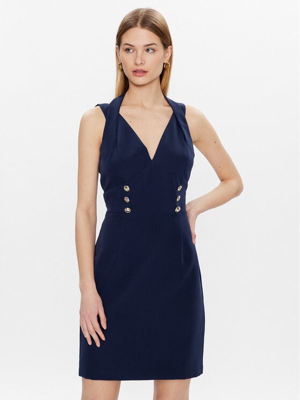 Guess Guess Ежедневна рокля Amanda W3GK52 WB4H2 Тъмносин Slim Fit