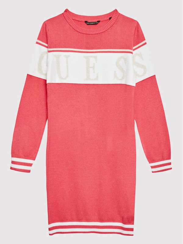 Guess Guess Ежедневна рокля J2YK11 Z2GL0 Розов Regular Fit