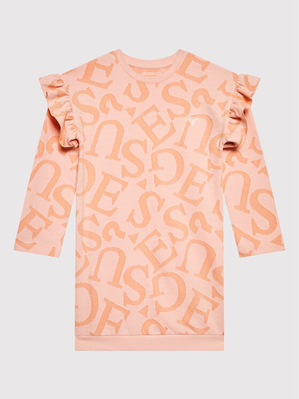 Guess Guess Ежедневна рокля J2YK35 KB8K3 Оранжев Regular Fit