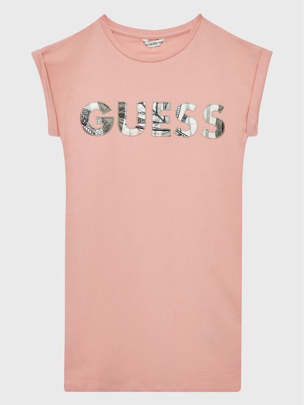 Guess Guess Ежедневна рокля J3GK35 KAE23 Розов Regular Fit