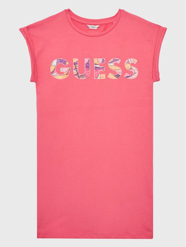 Guess Guess Ежедневна рокля J3GK35 KAE23 Розов Regular Fit