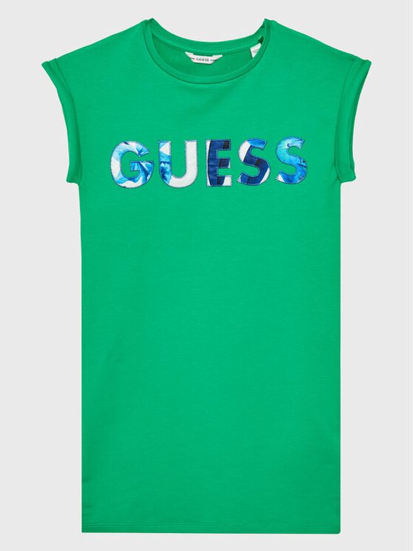 Guess Guess Ежедневна рокля J3GK35 KAE23 Зелен Regular Fit
