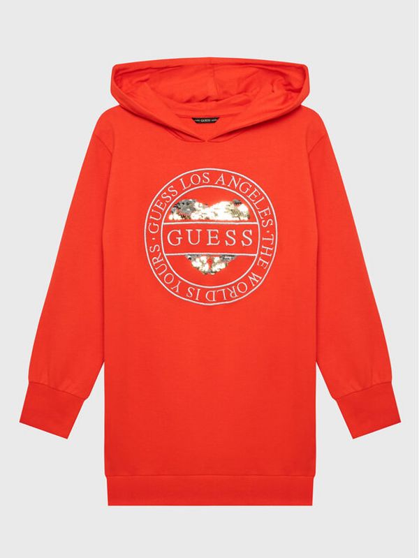 Guess Guess Ежедневна рокля J3RK03 K82T0 Оранжев Regular Fit