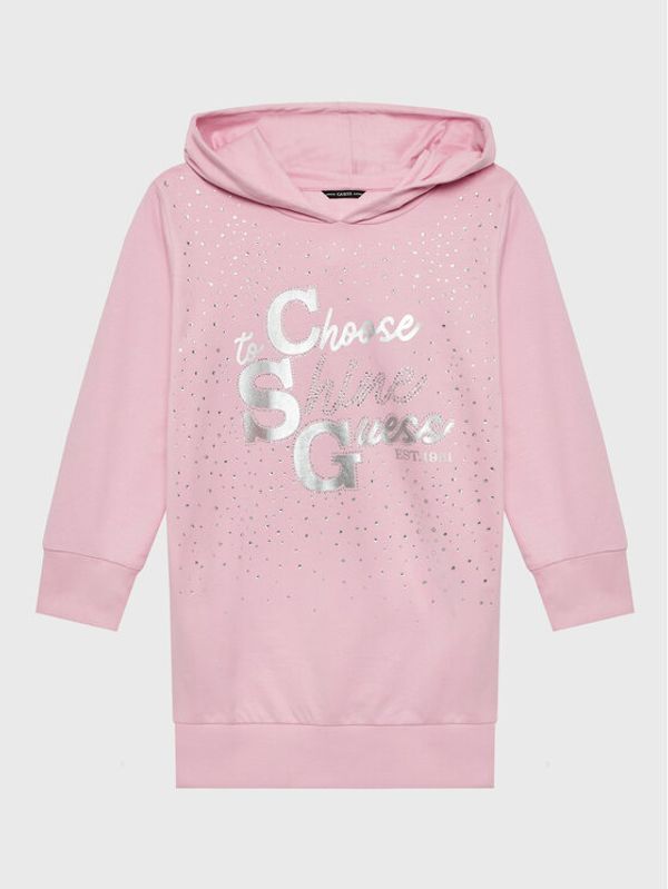 Guess Guess Ежедневна рокля J3RK03 K82T0 Розов Regular Fit