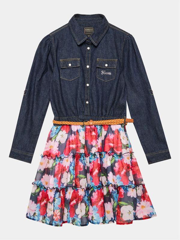 Guess Guess Ежедневна рокля J3YK15 D4EU0 Цветен Regular Fit