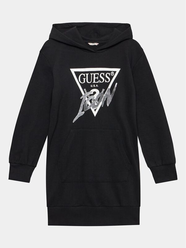 Guess Guess Ежедневна рокля J3YK33 KA6R3 Черен Regular Fit