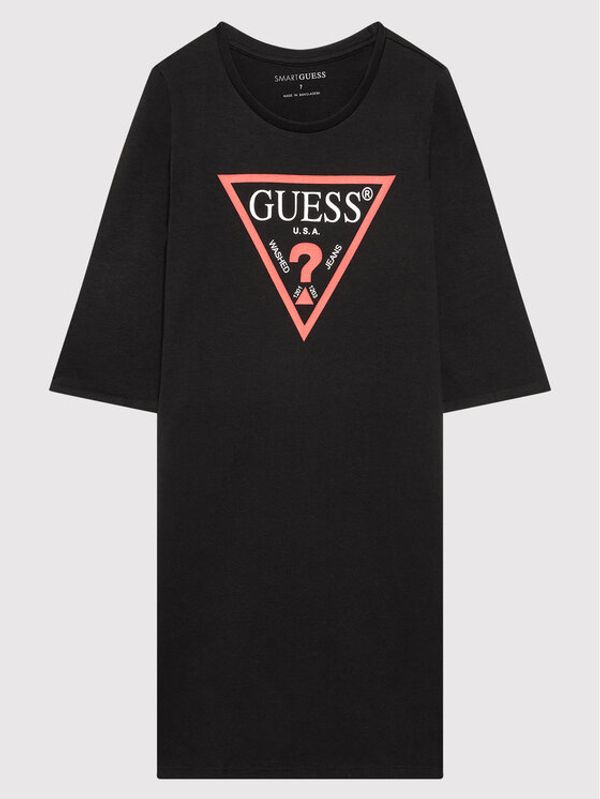 Guess Guess Ежедневна рокля J93K51 KAUD0 Черен Regular Fit