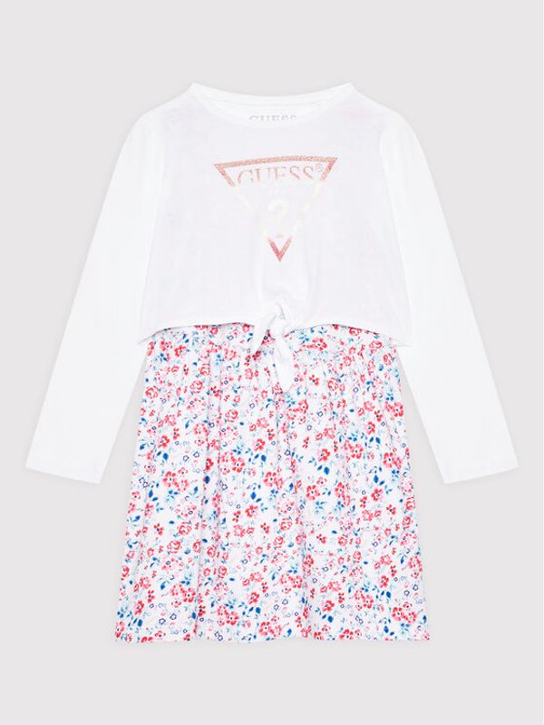 Guess Guess Ежедневна рокля K2YK00 K6YW3 Розов Regular Fit