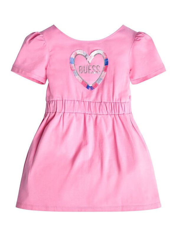 Guess Guess Ежедневна рокля K3GK04 K6YW1 Розов Regular Fit