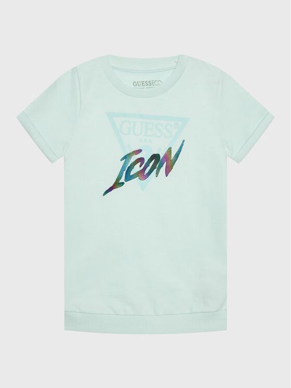 Guess Guess Ежедневна рокля K3RK01 KB4O0 Син Regular Fit