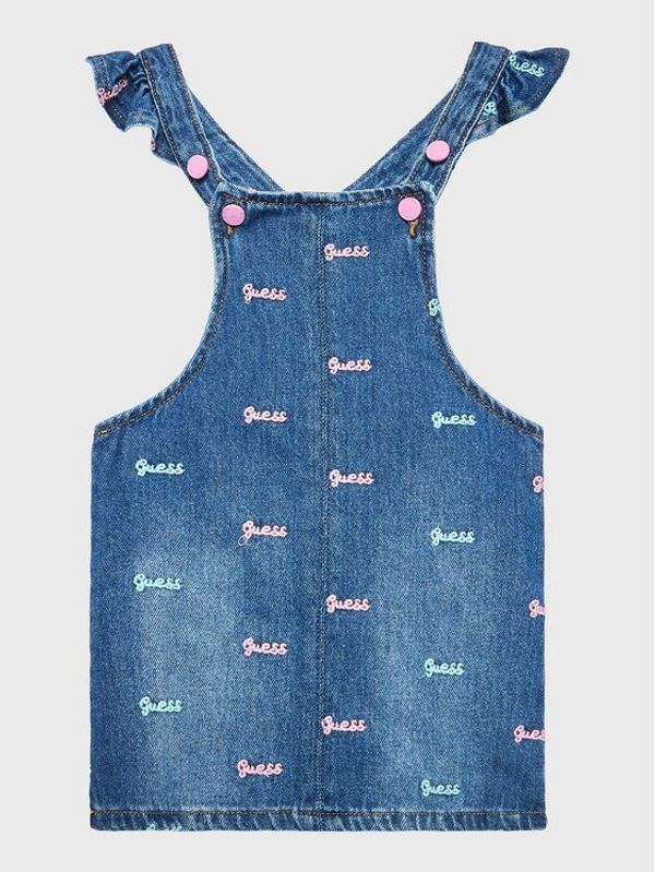 Guess Guess Ежедневна рокля K3RK02 D4YA0 Син Regular Fit