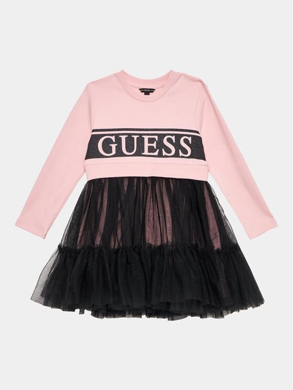 Guess Guess Ежедневна рокля K3YK07 KB8R0 Розов Regular Fit
