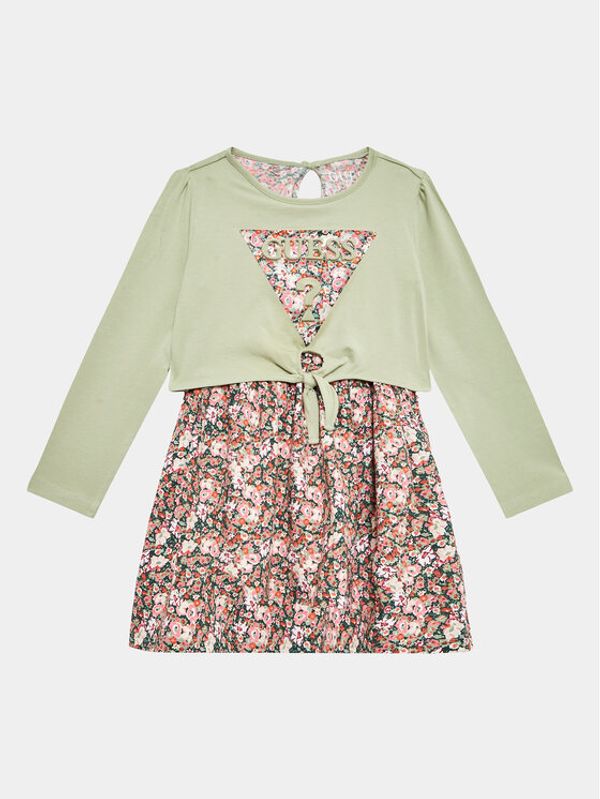Guess Guess Ежедневна рокля K3YK10 K6YW3 Зелен Regular Fit