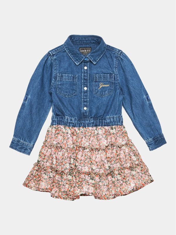 Guess Guess Ежедневна рокля K3YK16 D4EU0 Цветен Regular Fit