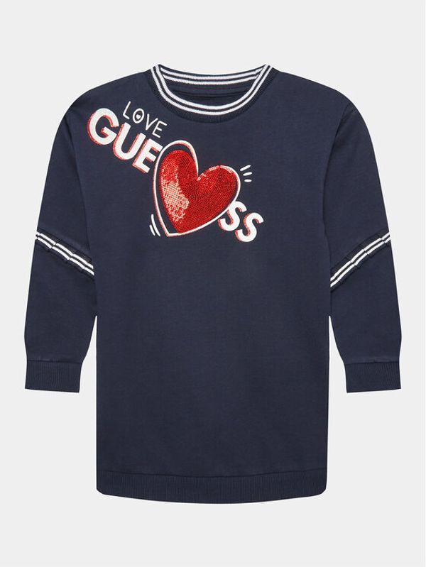 Guess Guess Ежедневна рокля K3YK21 KA6R0 Черен Regular Fit