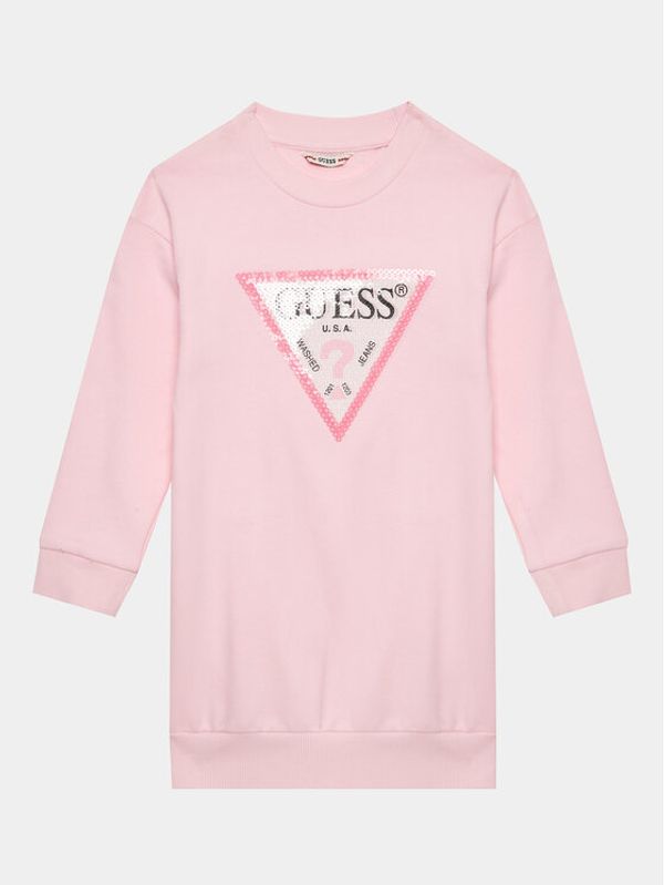 Guess Guess Ежедневна рокля K3YK25 KA6R3 Розов Regular Fit