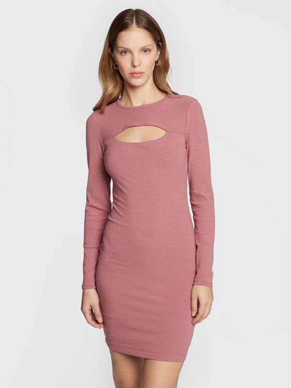 Guess Guess Ежедневна рокля Lana WBBK86 KB9E2 Розов Slim Fit