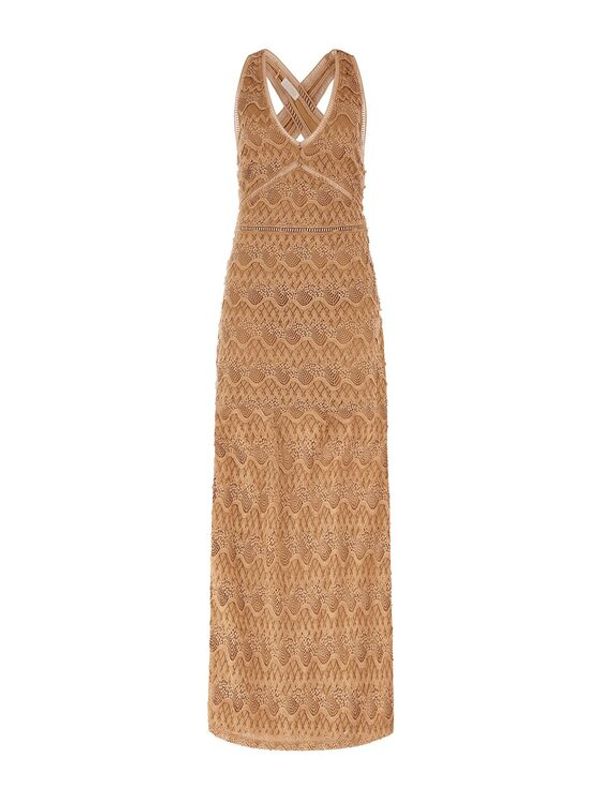 Guess Guess Ежедневна рокля Liza W3GK27 KBPQ0 Кафяв Slim Fit