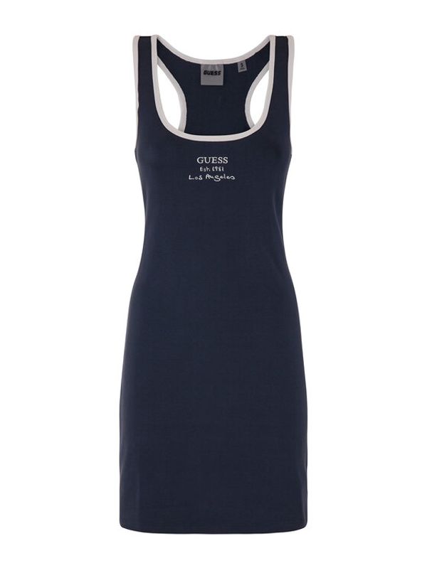 Guess Guess Ежедневна рокля Signature V3GK02 KBP41 Тъмносин Regular Fit