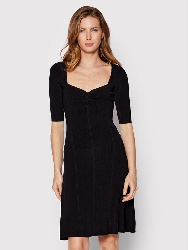 Guess Guess Ежедневна рокля W2YK53 Z30K0 Черен Flare Fit