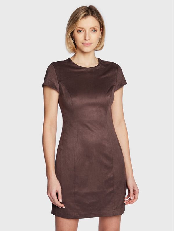 Guess Guess Ежедневна рокля W3RK27 WE0L0 Кафяв Regular Fit