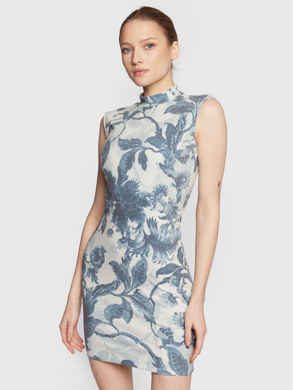 Guess Guess Ежедневна рокля W3RK64 KBKW0 Син Slim Fit