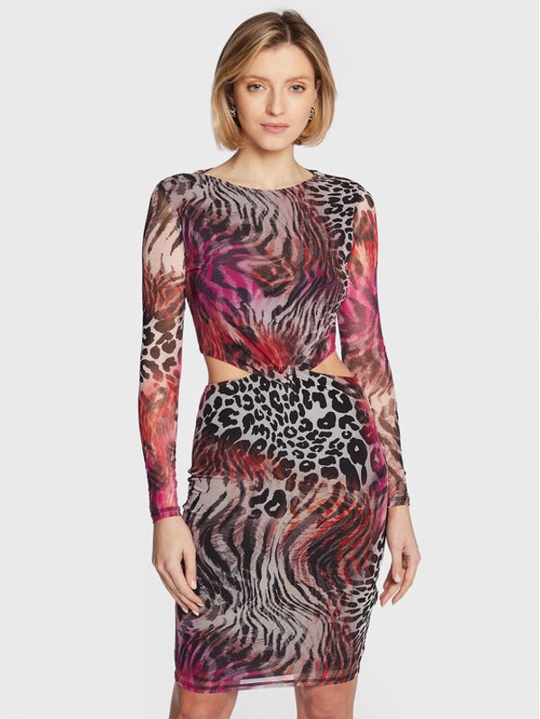 Guess Guess Ежедневна рокля W3RK75 KBAH2 Цветен Slim Fit