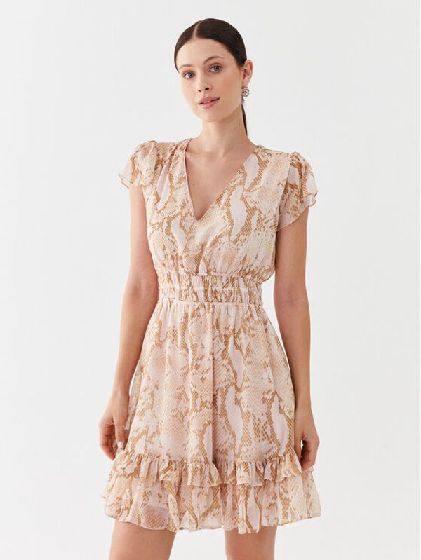 Guess Guess Ежедневна рокля W3YK34 WDW52 Бежов Regular Fit