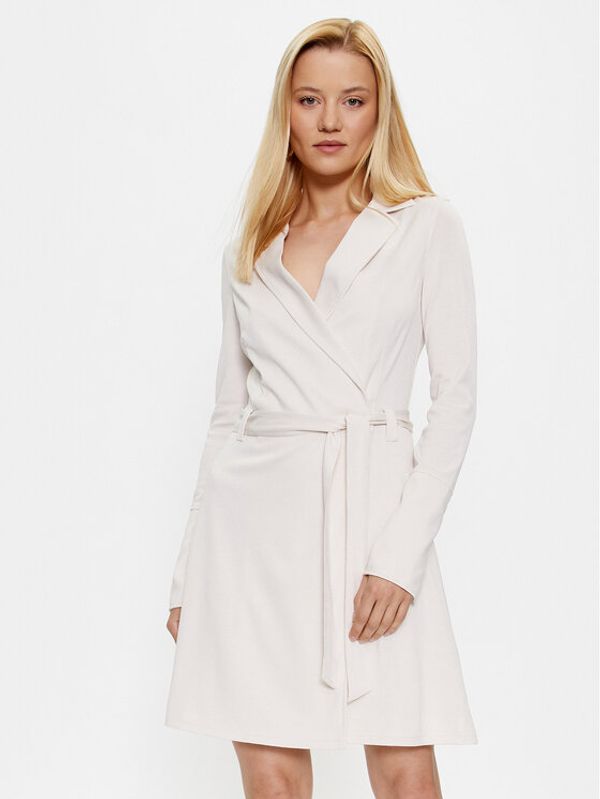 Guess Guess Ежедневна рокля W3YK69 KB7H0 Бежов Slim Fit