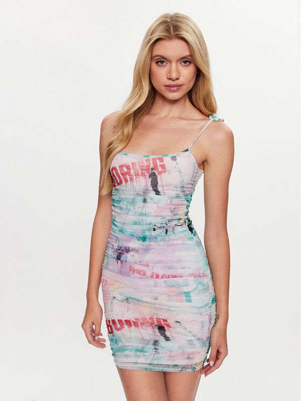 Guess Guess Ежедневна рокля W3YK85 KBAH2 Цветен Slim Fit