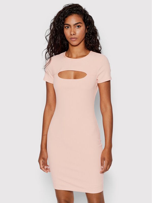 Guess Guess Ежедневна рокля WBYK95 KB9E2 Розов Slim Fit