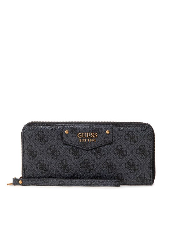 Guess Guess Голям дамски портфейл Eco Brenton (Esb) Slg SWESB8 39046 Сив
