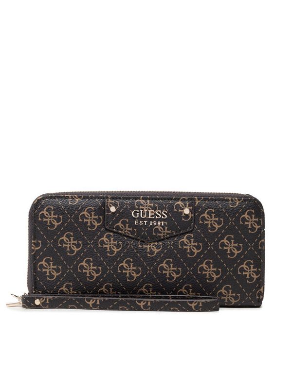 Guess Guess Голям дамски портфейл Eco Brenton (Esg) Slg SWESG8 39046 Кафяв